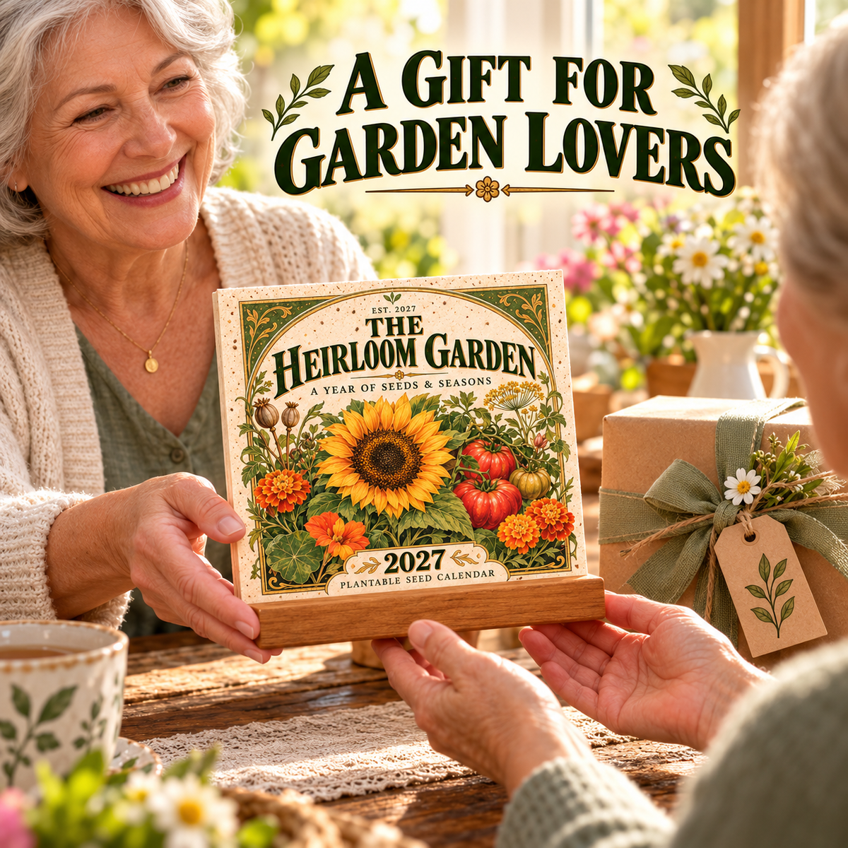 🎉🌻 2027 The Heirloom Garden Plantable Seed Calendar