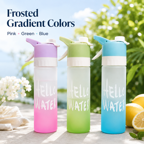 🔥 49% OFF TODAY 💦 2-in-1 Mist & Sip Hello Water Bottle