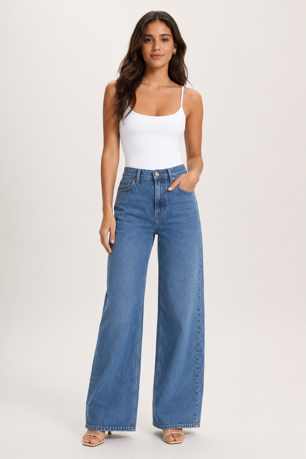Damen Doppelwandiges formgebendes Tanktop mit U-Ausschnitt
