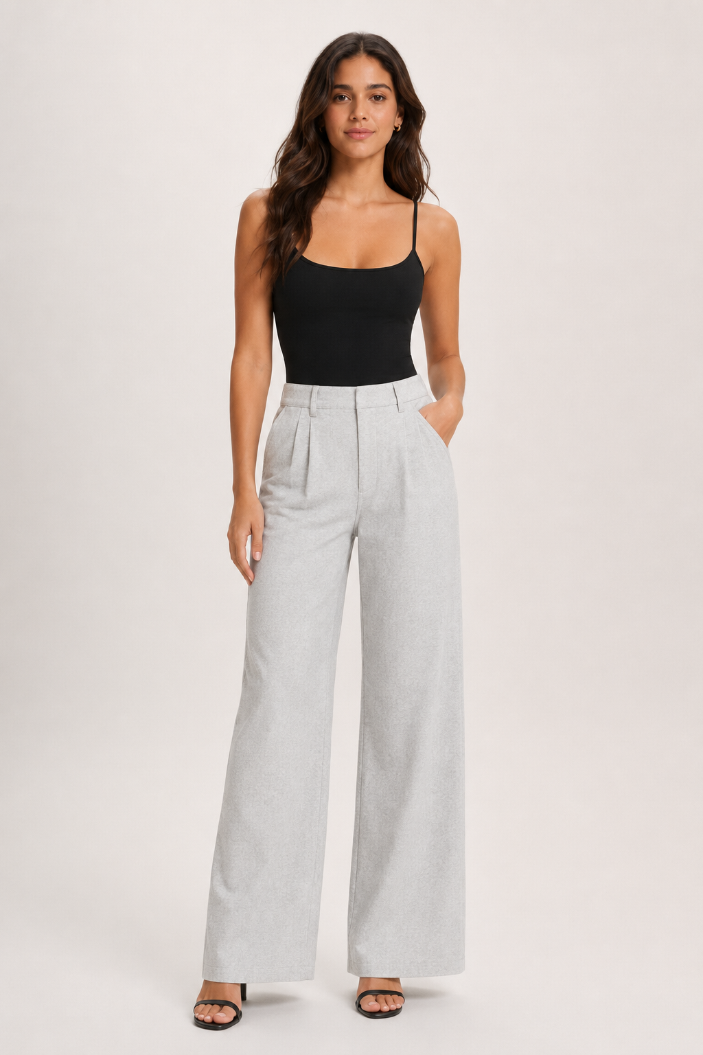 Damen Doppelwandiges formgebendes Tanktop mit U-Ausschnitt