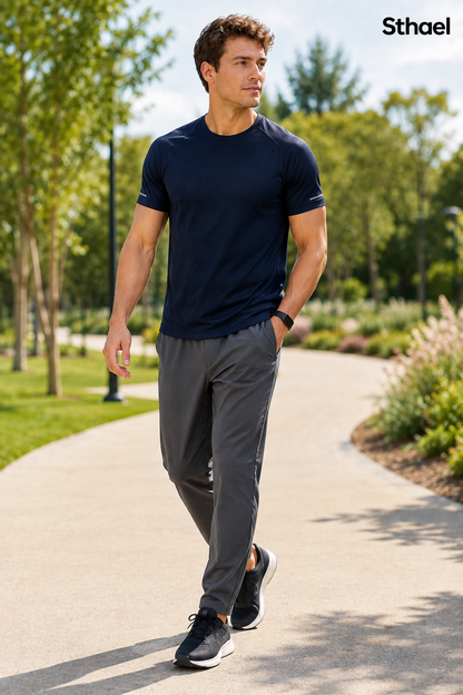 Men's Muscle-Fit Quick-Dry Training Tee
