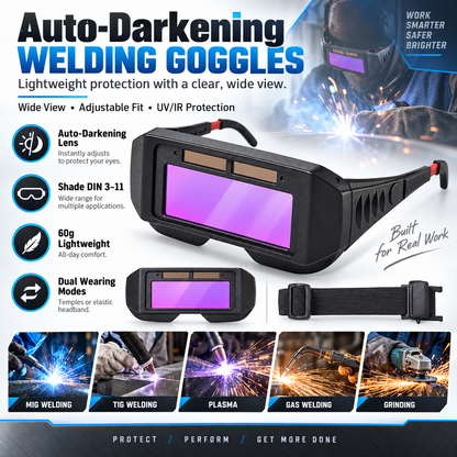 Welding Glasses Auto-Darkening LCD Welding Goggles
