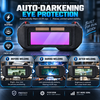 Welding Glasses Auto-Darkening LCD Welding Goggles
