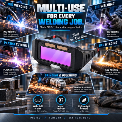 Welding Glasses Auto-Darkening LCD Welding Goggles