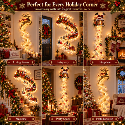✨ Christmas Magic Trail Wall Light - A Little Christmas Magic, Right on Your Wall