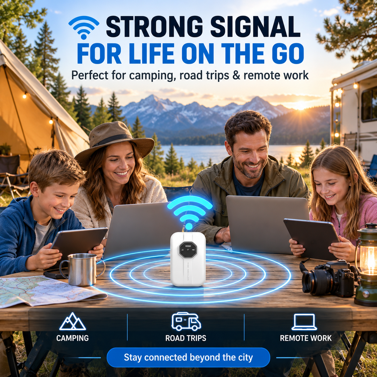 ❤️ Portable Wi-Fi Hotspot – Stay Connected Anywhere