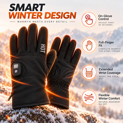 ❤️Smart Heated Winter Gloves – LED Display & Long-Lasting Warmth