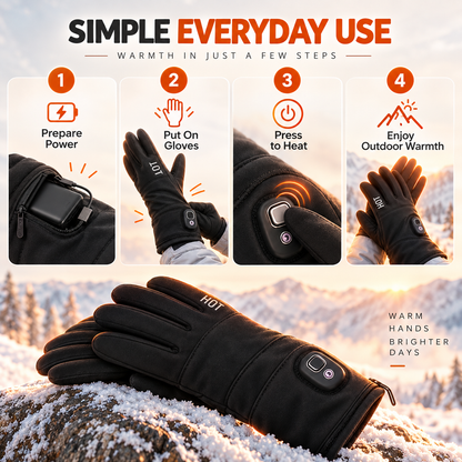 ❤️Smart Heated Winter Gloves – LED Display & Long-Lasting Warmth