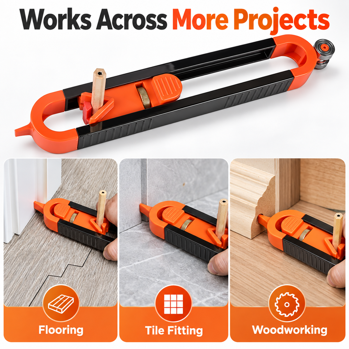 ❤️Contour Gauge with Lock for Precise Woodworking Cuts