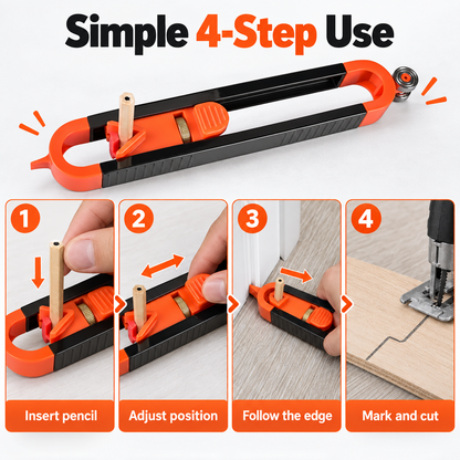 ❤️Contour Gauge with Lock for Precise Woodworking Cuts