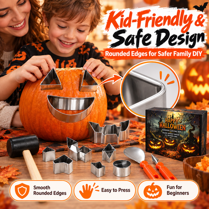 ❤️Halloween Pumpkin Carving Kit – 24-Piece Family DIY Set