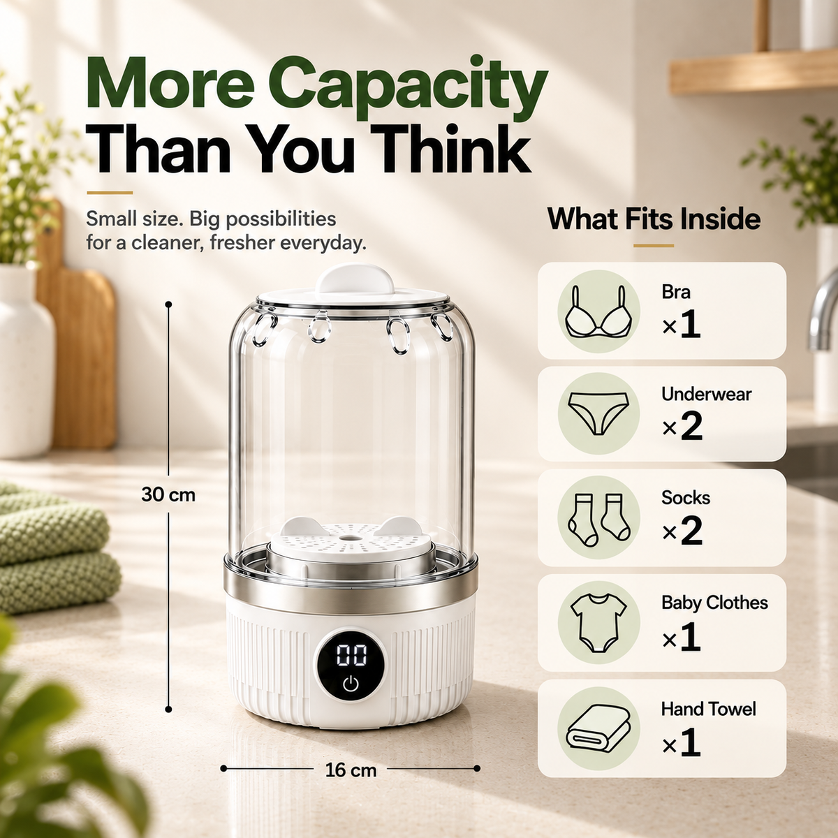 ❤️Mini Express Washer for Small Dirty Items