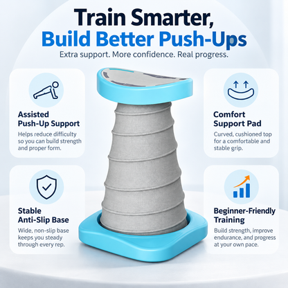 ❤️Spring-Assisted Push-Up Trainer – Easier Reps, Better Form