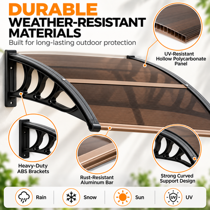🎉Window Awning Door Canopy Exterior