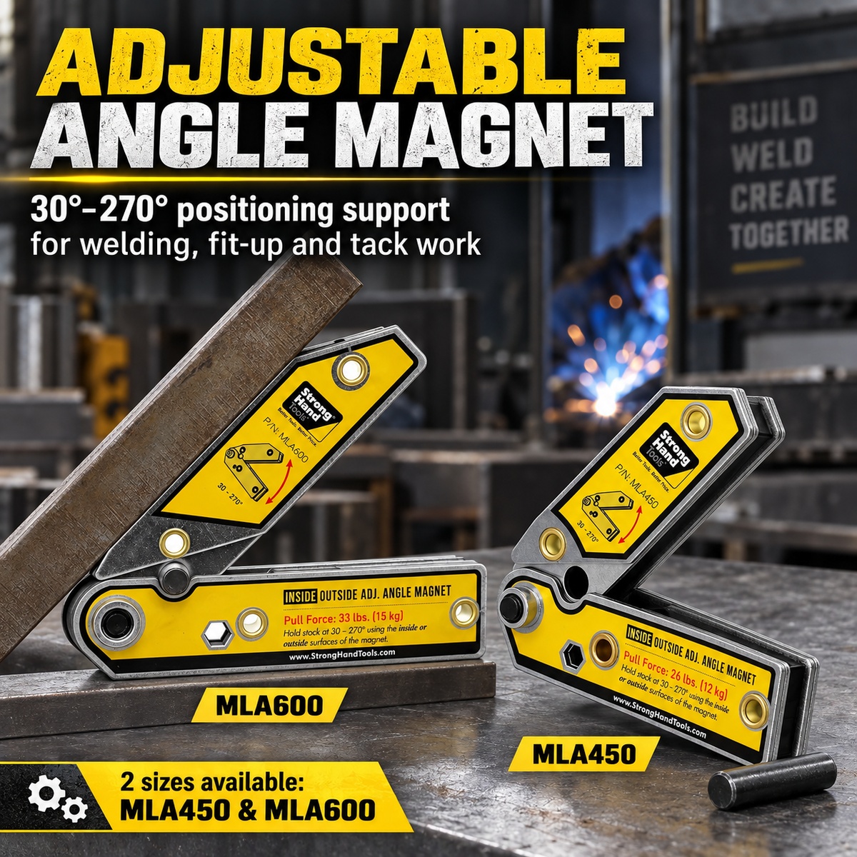 ❤️Strong Hand Tools, Adjustable Angle Magnetic Square