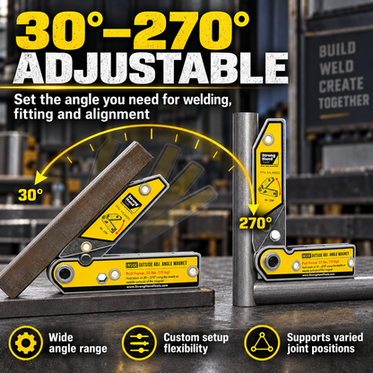 ❤️Strong Hand Tools, Adjustable Angle Magnetic Square