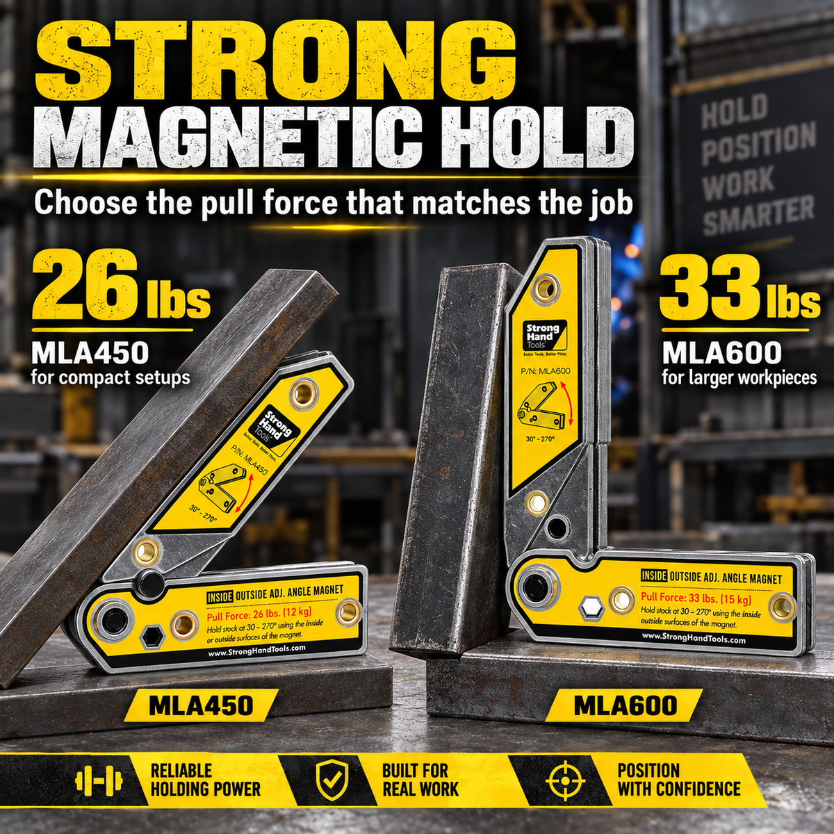 ❤️Strong Hand Tools, Adjustable Angle Magnetic Square