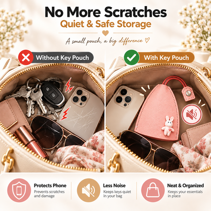 🎉3PCS Cute Cartoon Pull-Out Key Case
