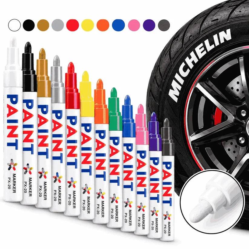 🎁Permanent Automotive Paint Marker Pens – Waterproof Oil-Based