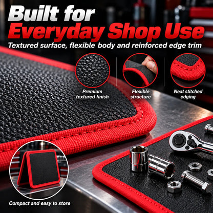 🎁3-Piece Magnetic Tool Mat Set – Strong Hold, Flexible Tool & Parts Organizer