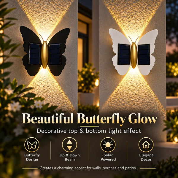 🎁Butterfly Solar Motion Sensor Outdoor Wall Light