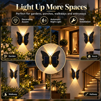 🎁Butterfly Solar Motion Sensor Outdoor Wall Light