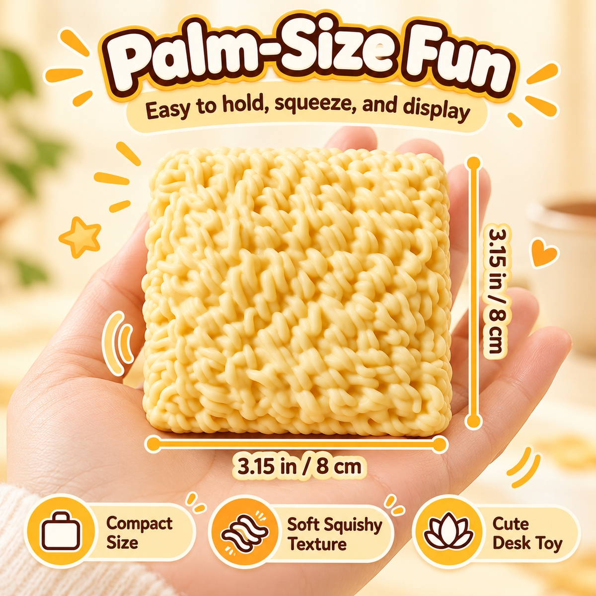 🎉Noodle Squishy Soft Touch Collectible Toy
