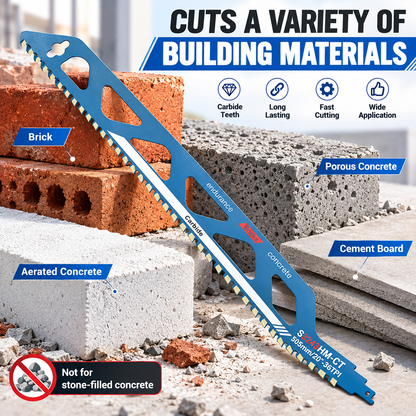 🎉Carbide-Tipped Reciprocating Saw Blade for Brick & Masonry