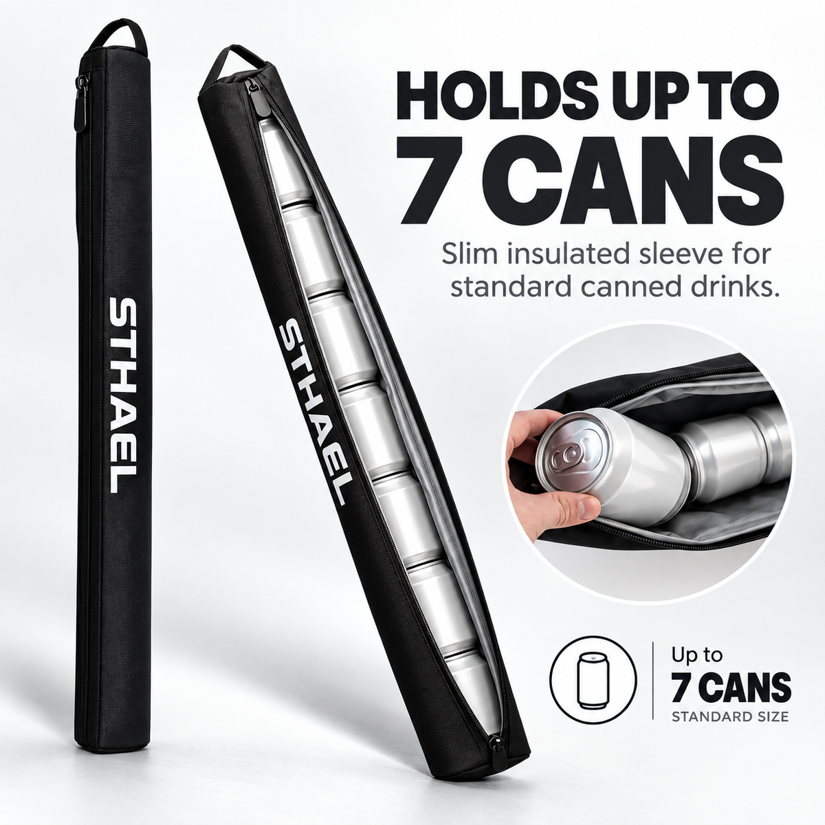 ❤️ 7-Can Insulated Golf Beer Sleeve