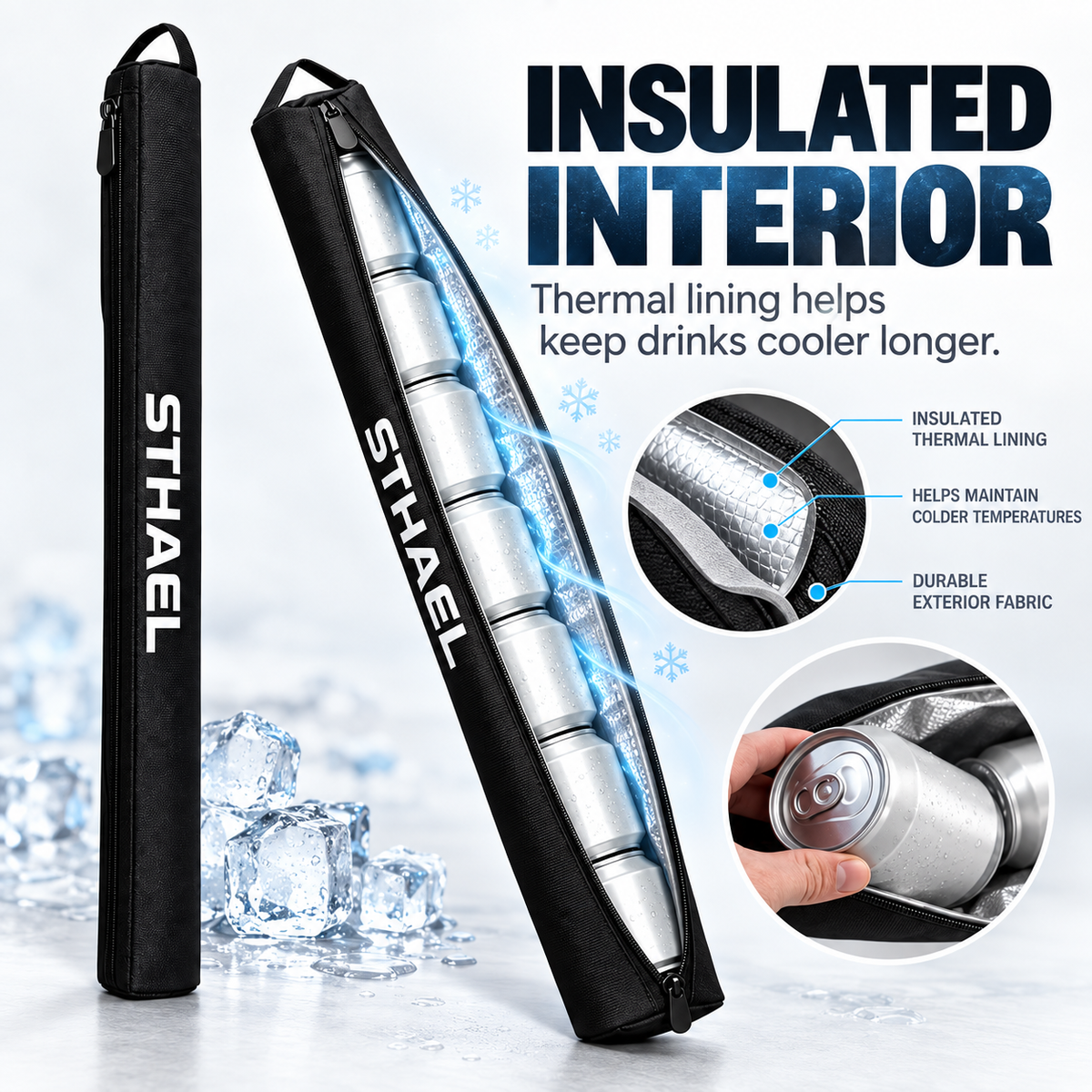 ❤️ 7-Can Insulated Golf Beer Sleeve