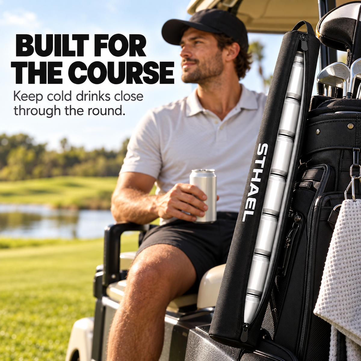 ❤️ 7-Can Insulated Golf Beer Sleeve