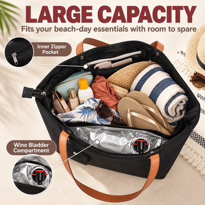 ❤️Insulated Wine Tote with Hidden Spout