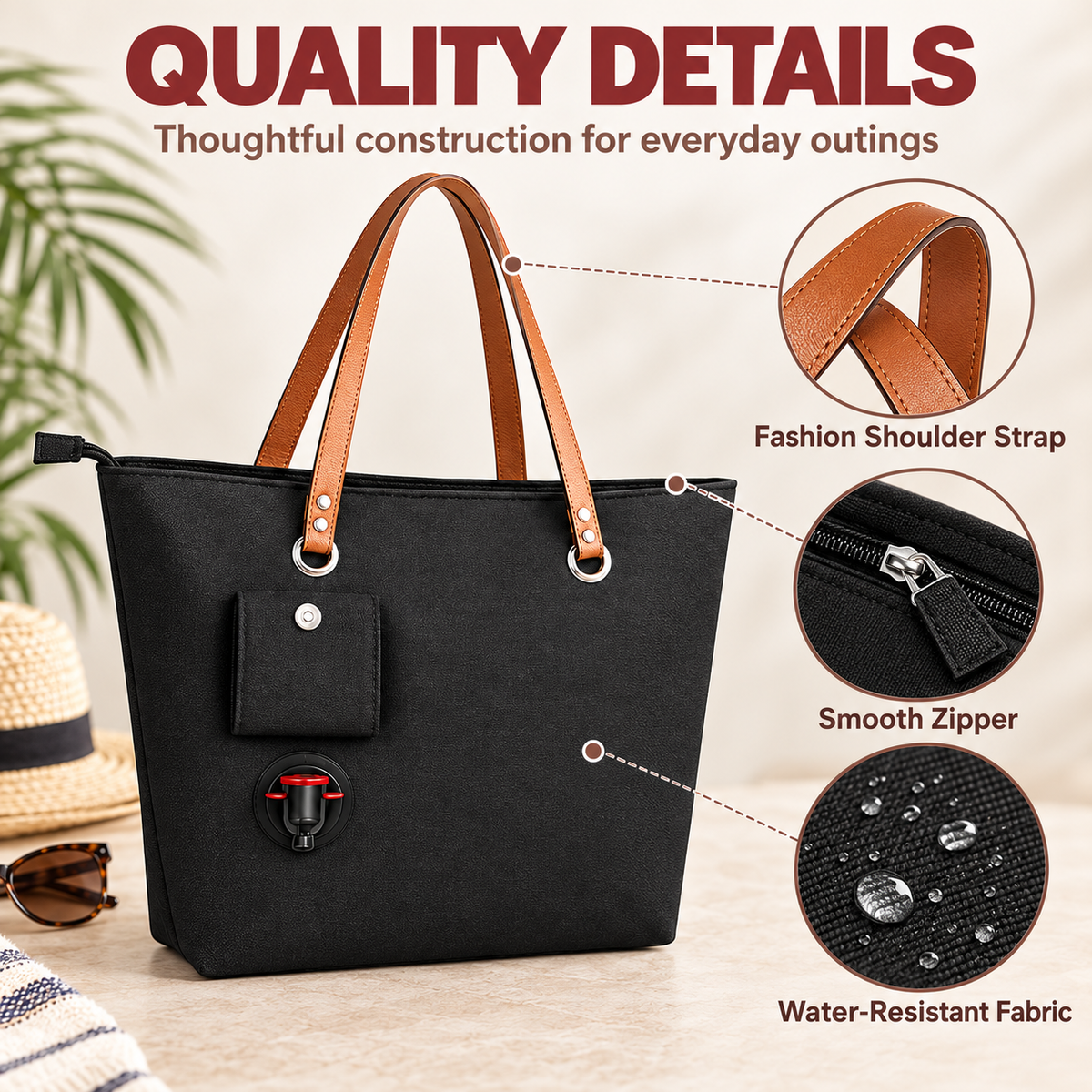❤️Insulated Wine Tote with Hidden Spout