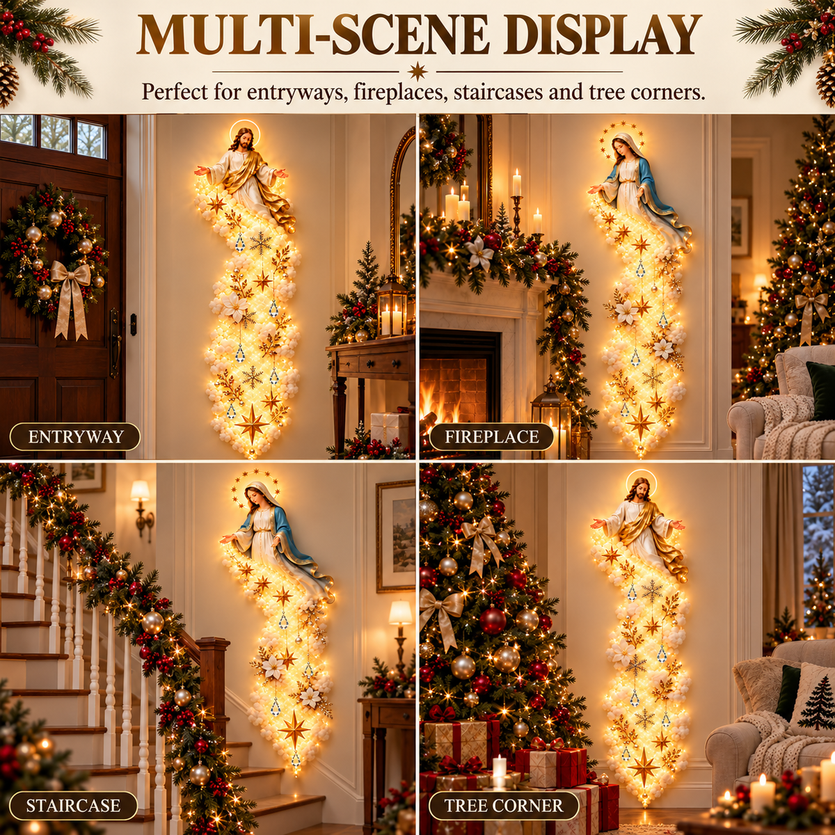 ❤️Christmas Blessing Cloud Trail Wall Light Collection