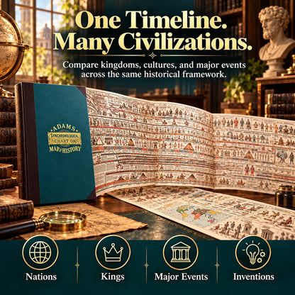 🎁Adams Chart of History Special Edition – 23-Foot Historical Timeline