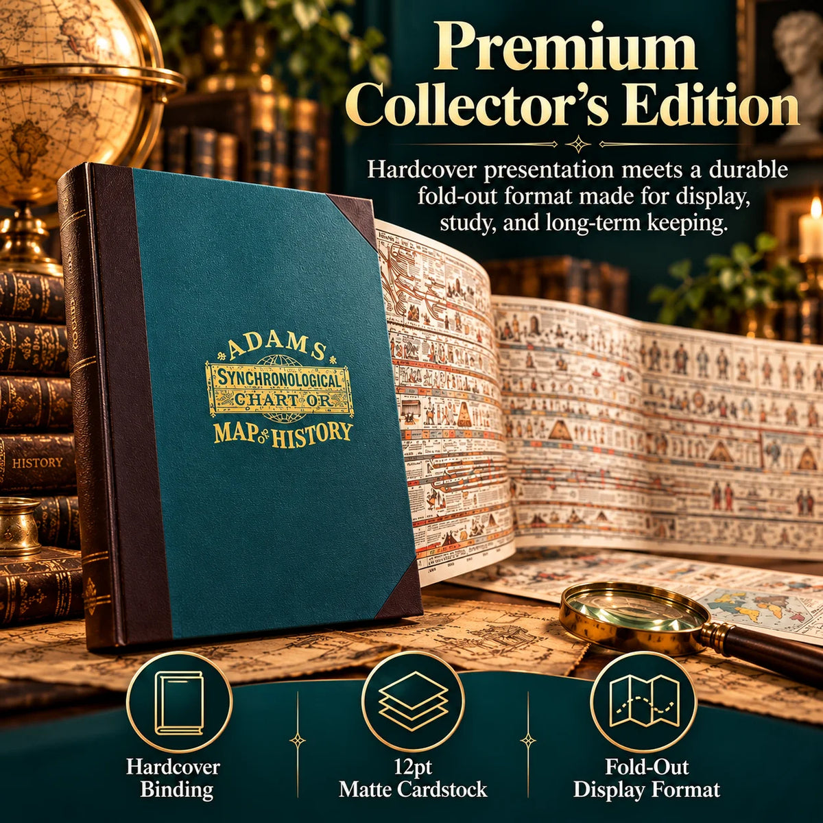🎁Adams Chart of History Special Edition – 23-Foot Historical Timeline
