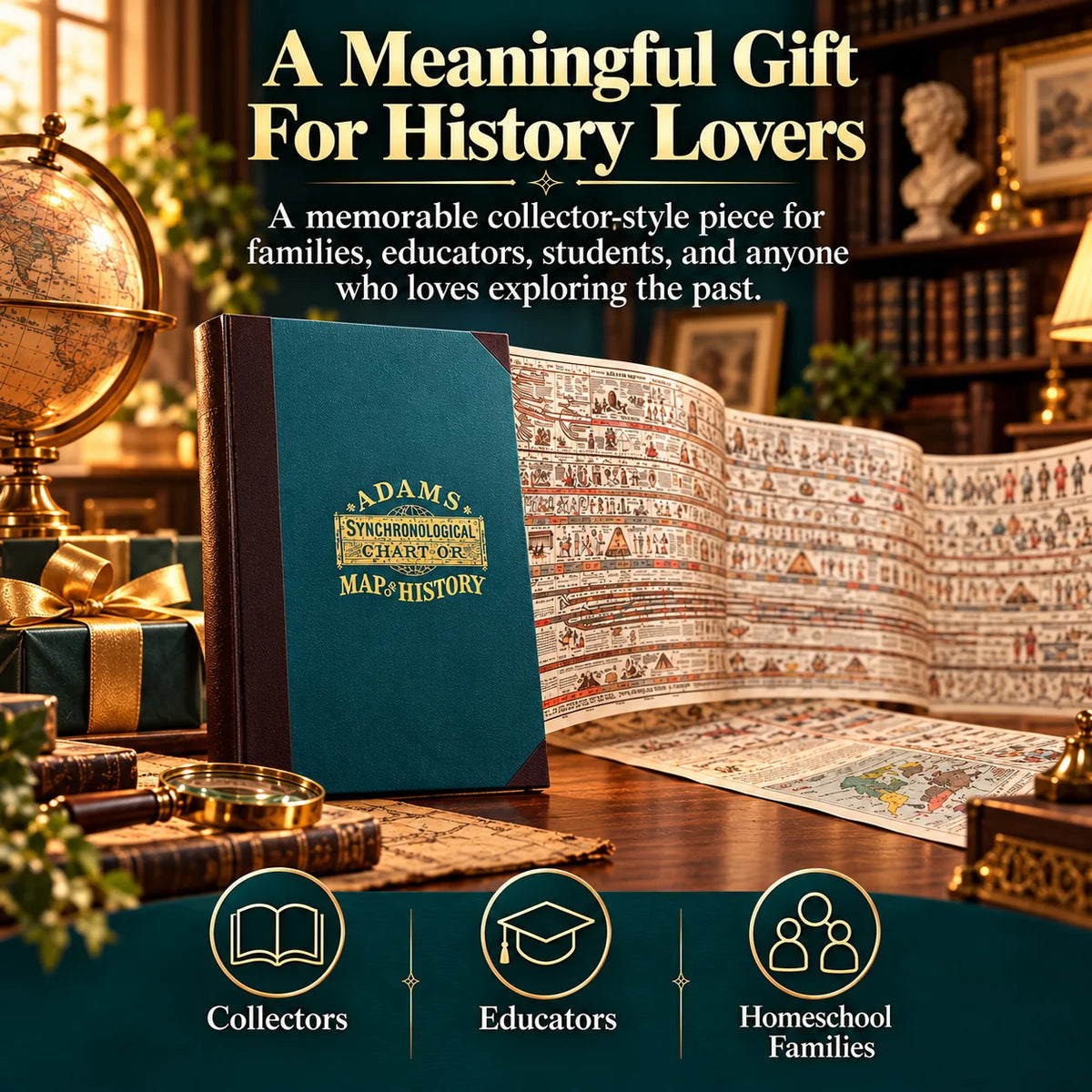 🎁Adams Chart of History Special Edition – 23-Foot Historical Timeline