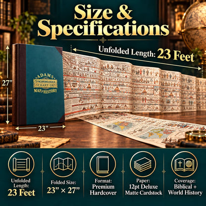 🎁Adams Chart of History Special Edition – 23-Foot Historical Timeline
