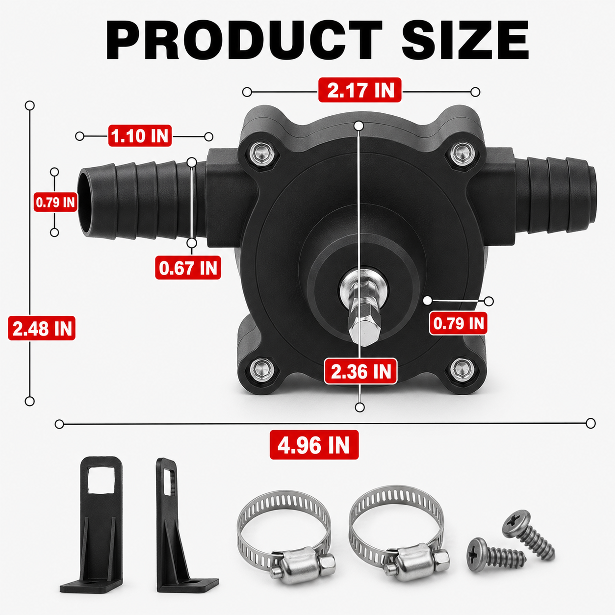 Portable Electric Drill Pump – Turn Any Power Drill into a High-Flow Water Transfer Pump