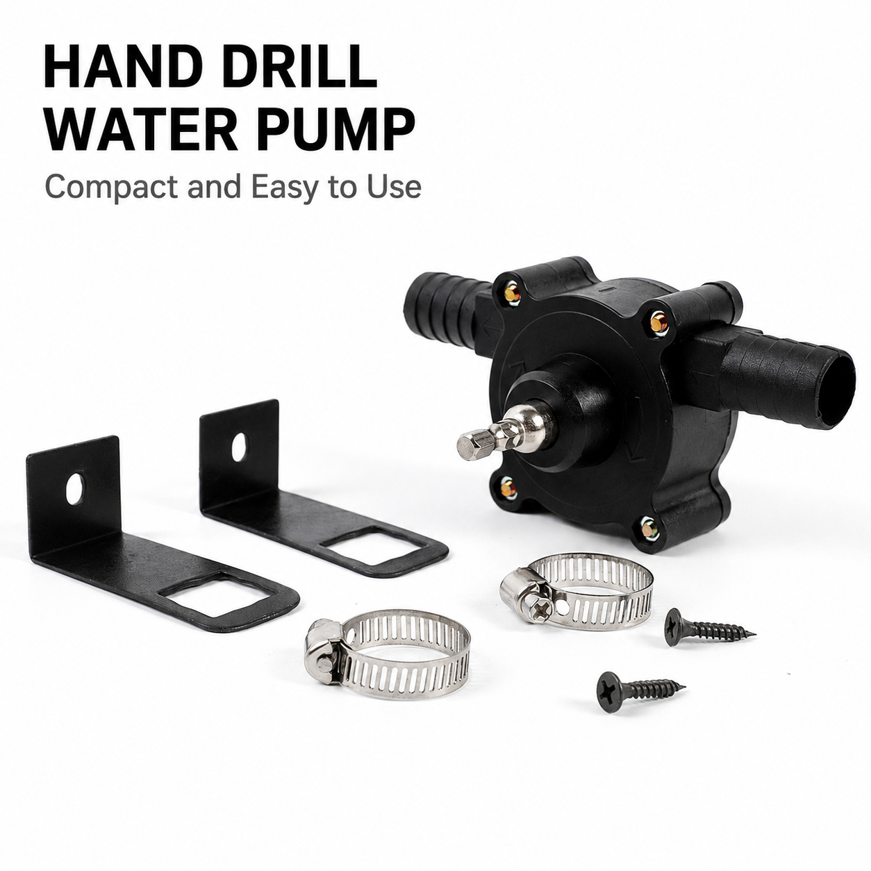 Portable Electric Drill Pump – Turn Any Power Drill into a High-Flow Water Transfer Pump