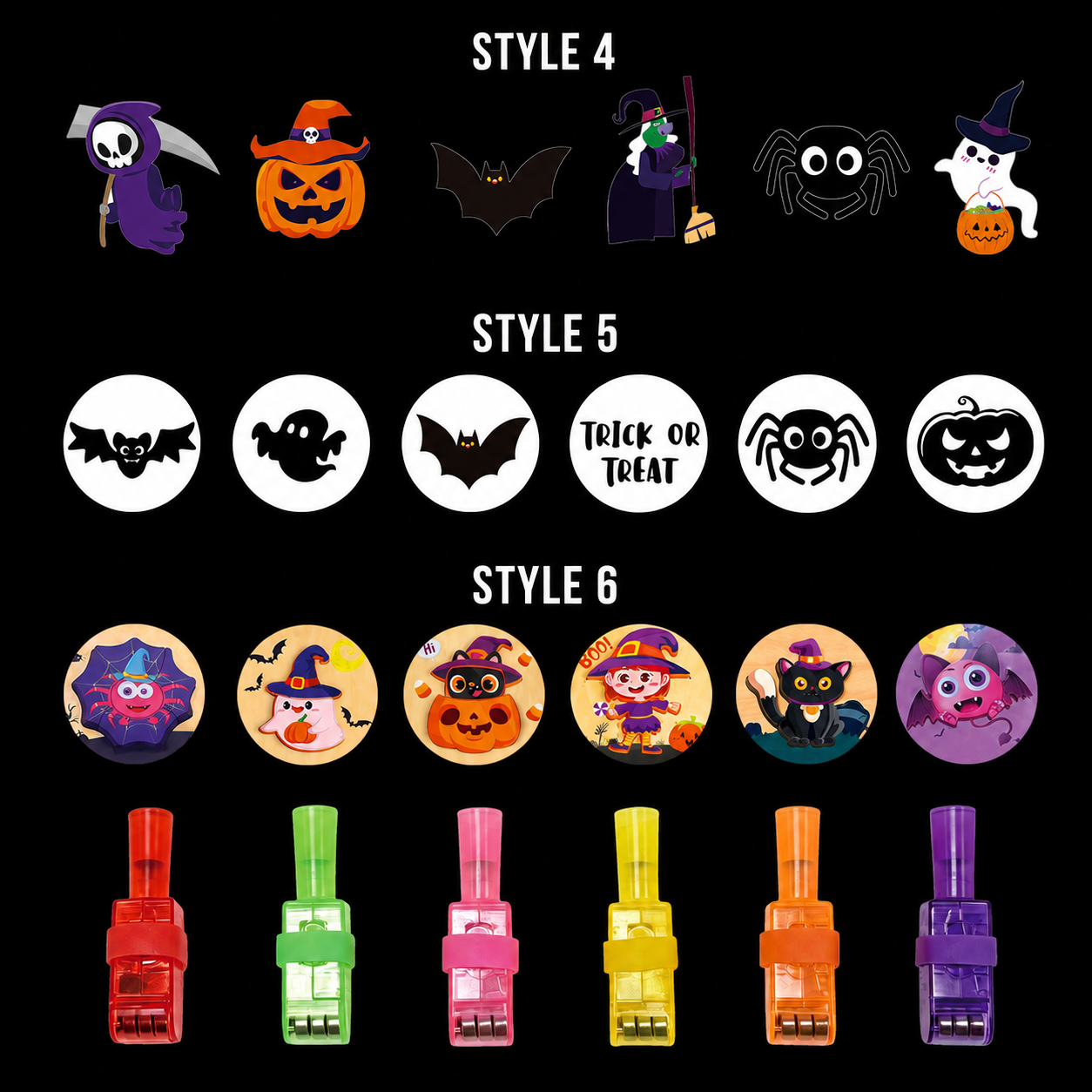 Halloween Glowing Finger Projection Party Lights