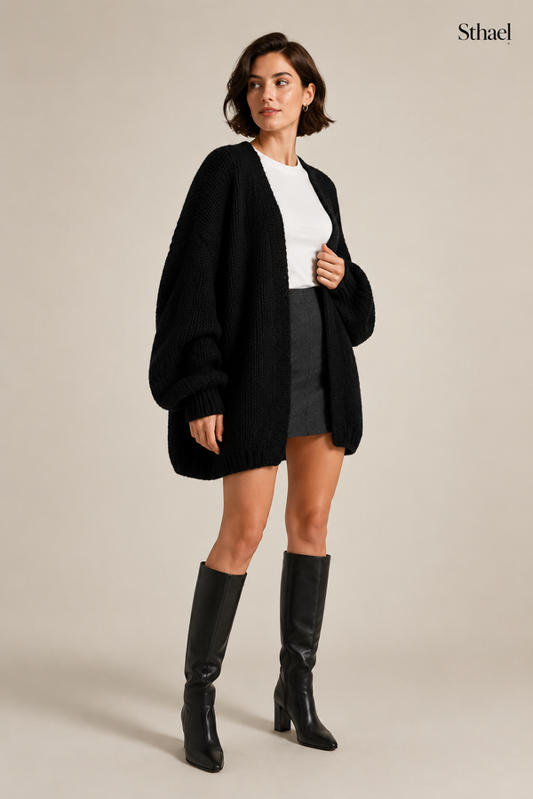 Women's Oversized Cardigan Sweater