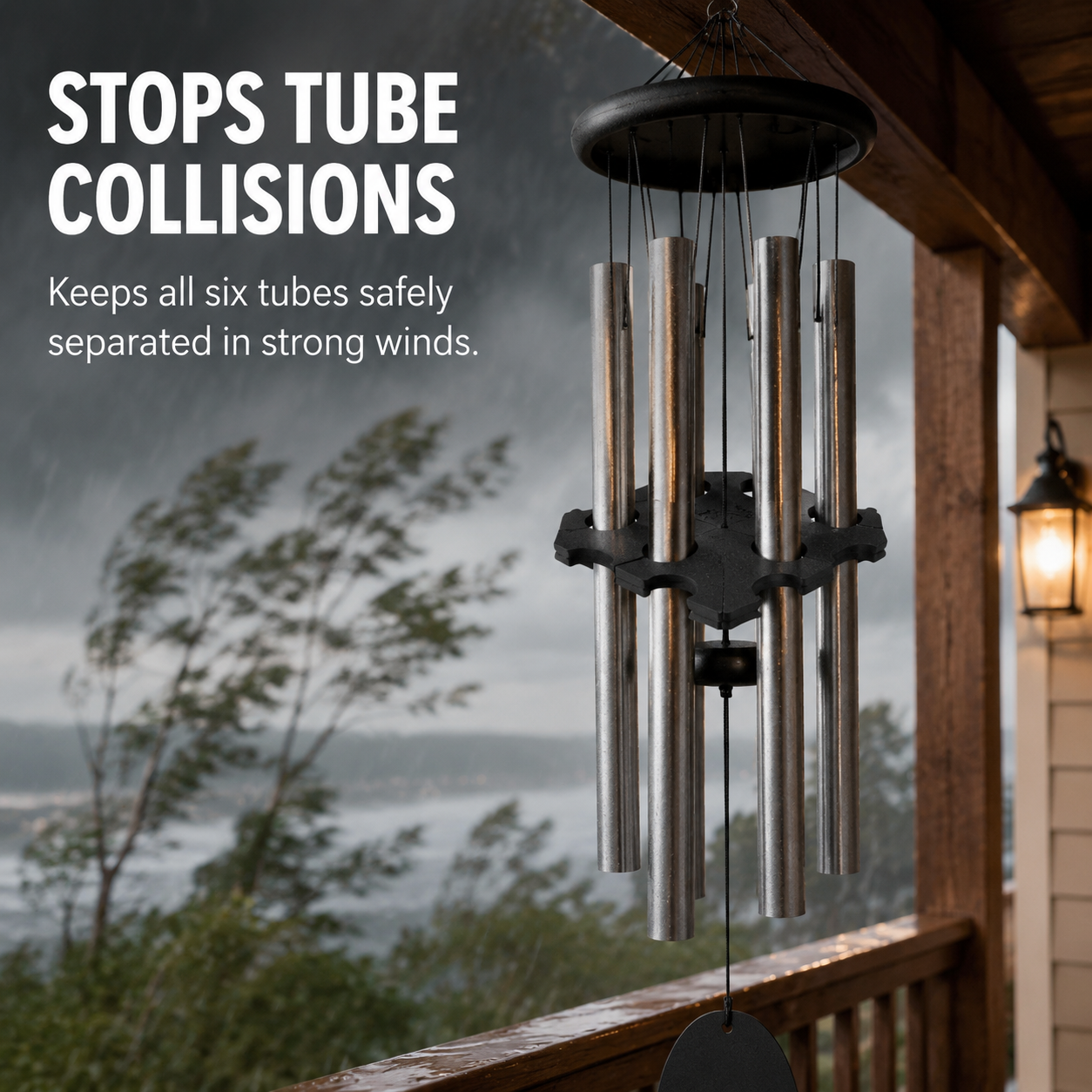 Large Wind Chime Silencer & Storm Protector