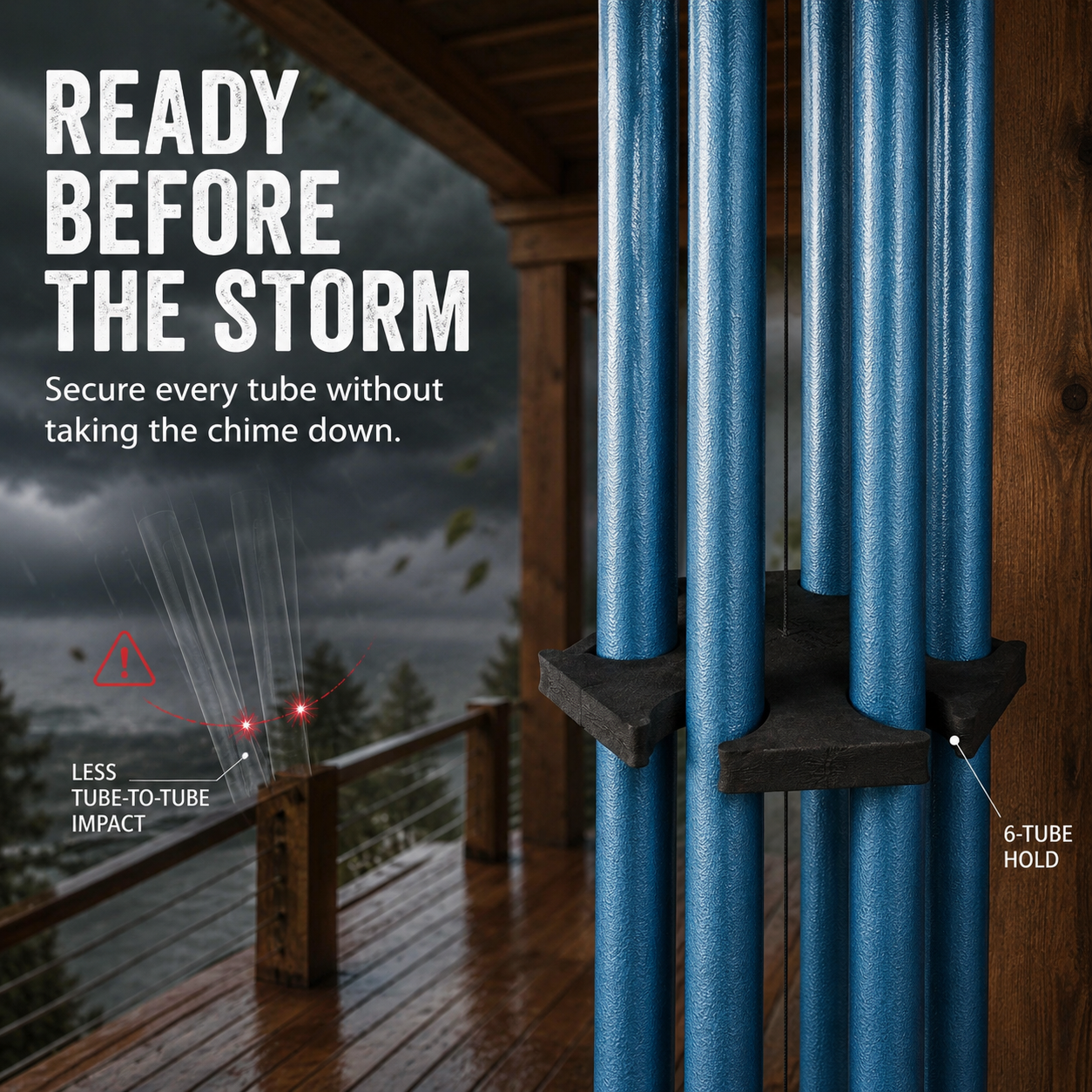 Large Wind Chime Silencer & Storm Protector