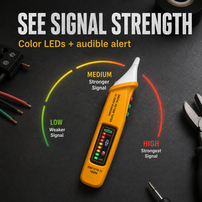 Smart NCV Voltage Tester Pen | 12–1000V AC Detector