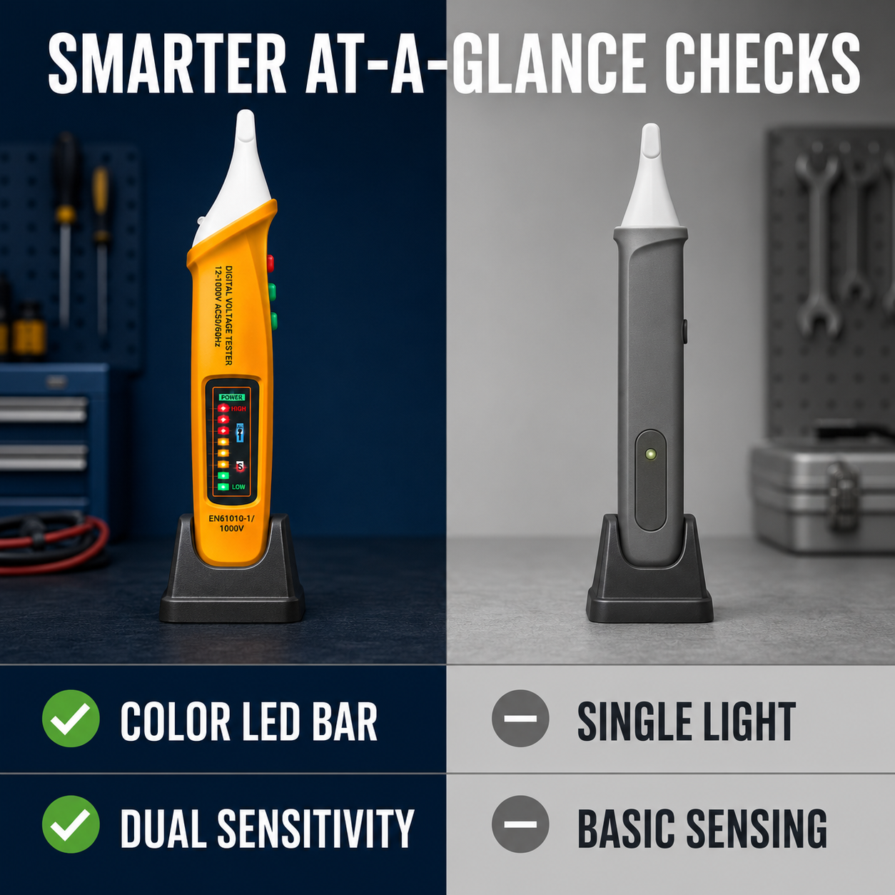 Smart NCV Voltage Tester Pen | 12–1000V AC Detector