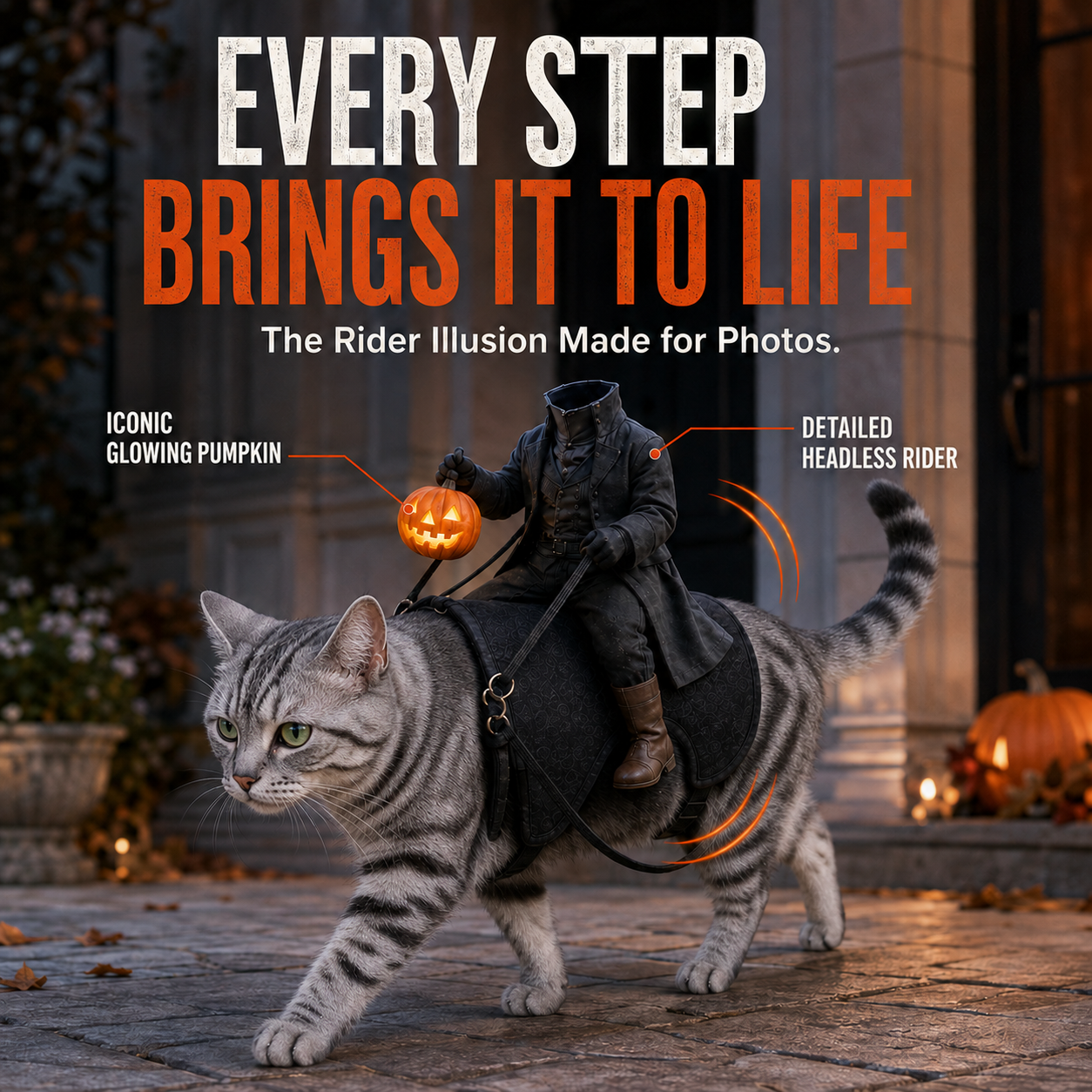 The Headless Horseman Rider Pet Costume