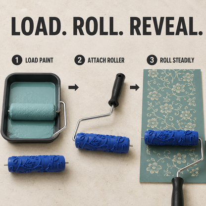 Pattern Paint Roller - 7" Roller