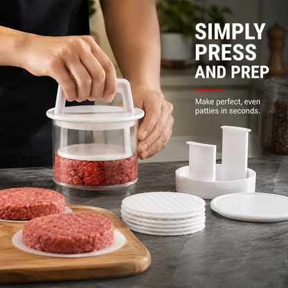 Burger Patty Press Kit – Shape, Stack & Store