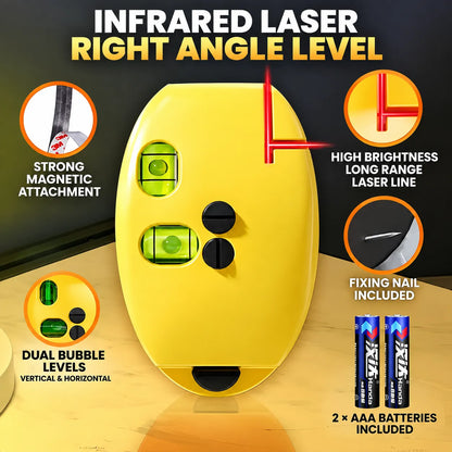 🎁90° Red & Green Self-Leveling Laser Level for Construction